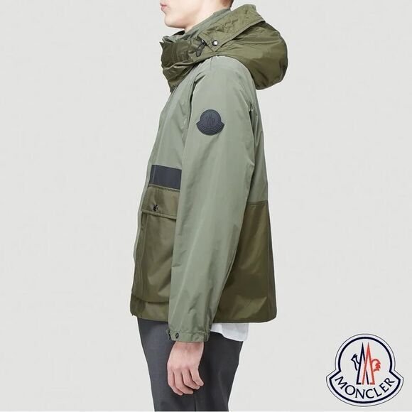 MONCLER **NWT** Olive Green Carax Windbreaker Jacket - Picture 3 of 16